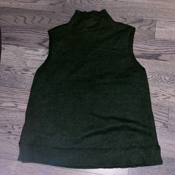 Max Studio sleeveless knit turtleneck sweater Sz S - Picture 8 of 10